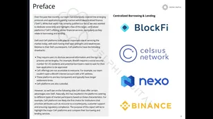 Centralized Borrowing & Lending Platforms