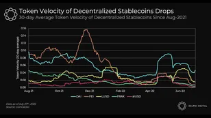 Velocity of Stablecoins, Lido on Polygon